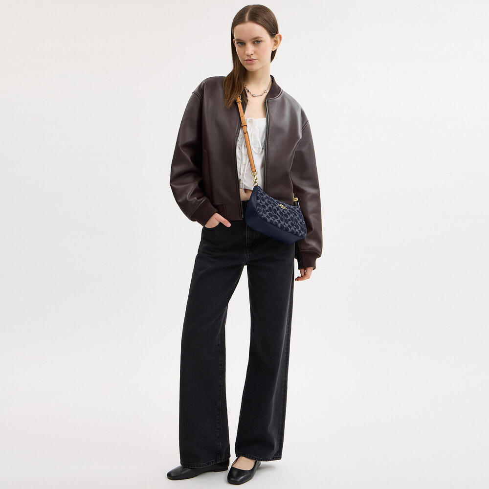 coach Teri Shoulder Bag In Signature Denim caf82 - Picture 7 of 11